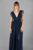 Imagen de Maxi Dress Tull Con Brillo, Blusa Escote Profundo