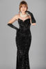Imagen de Vestido Lentejuelas  Straple