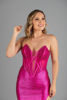 Imagen de Maxi Dress Straple,Estilo Corse, Abalorios