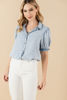 Imagen de Blusa Denim M Corta