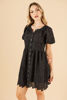 Imagen de Vestido Bordado Con Botones (Exclusivo Pagina)