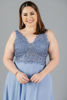 Imagen de Maxi Dress Sin Mangas Cuello V Blusa Encaje     (Exclusivo Pagina)
