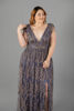 Imagen de Maxi Dress Con Brillo, Escote Profundo