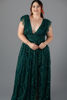 Imagen de Maxi Dress Con Brillo, Escote Profundo