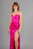 Imagen de Maxi Dress Satin Estilo Corse, Detalle Espalda