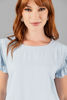 Imagen de Blusa Rayon Cuello redondo Vuelo Mangas