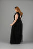 Imagen de Vestido Tull Brillo, Escote Profundo