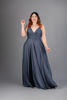 Imagen de Maxi Dress Satin Tirantes, Abertura Falda