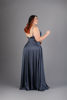 Imagen de Maxi Dress Satin Tirantes, Abertura Falda