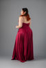 Imagen de Maxi Dress Satin Tirantes, Abertura Falda