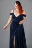 Imagen de Maxi Dress En Seda Off Shoulder, Encaje Espalda