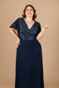 Imagen de Maxi Dress Blusa Lentejuelas Falda Seda.  (Exlusivo Pagina)