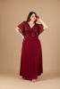 Imagen de Maxi Dress Blusa Lentejuelas Falda Seda.  (Exlusivo Pagina)