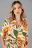 Imagen de Set Short En Rayon , Print Tropical   (Exclusivo Pagina)