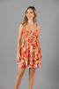 Imagen de Vestido Corto Tirantes, Rayon Estampado    (Exclusivo Pagina)