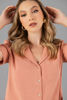 Imagen de Blusa Lino Botones, Manga Corta   (Exclusivo Pagina)