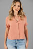 Imagen de Blusa Lino Botones, Manga Corta   (Exclusivo Pagina)