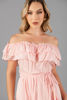 Imagen de Vestido Off Shoulder Largo Solido(Rayon)                                             (Exclusivo Pagina)