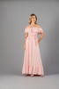 Imagen de Vestido Off Shoulder Largo Solido(Rayon)                                             (Exclusivo Pagina)