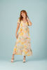 Imagen de Vestido En Rayon Floral, Cruzado Blusa            (Exclusivo Pagina)