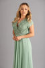 Imagen de Maxi Dress Blusa Croche Cuello V