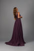 Imagen de Maxi Dress Blusa Encaje, Abalorios, Falda Seda