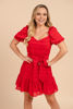 Imagen de Vestido Corto Cuello Cuadrado                (Exclusivo Pagina)