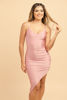 Imagen de Vestido Tirantes Cuello V Asimetrico                                         (Exclusivo Pagina)