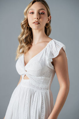 Imagen de Vestido Librete Nudo Frente        (Exclusivo Pagina)