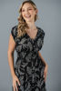 Imagen de Vestido En Rayon Estampado Cuello V