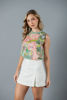 Imagen de Blusa Satin print Floral Sin Mangas