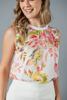 Imagen de Blusa Satin print Floral Sin Mangas