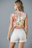 Imagen de Blusa Satin print Floral Sin Mangas