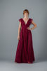 Imagen de Maxi Dress Tull Con Brillo, Blusa Escote Profundo