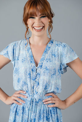 Imagen de Vestido En Rayon Estampado     ( Exclusivo Pagina)