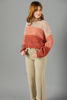 Imagen de Sweater Color Block Cuello Redondo