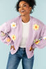 Imagen de Cardigan Tejido Flores