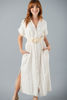 Imagen de Vestido Camiseron En Rayon, Bolsillos Falda      (No Incluye Cinturon)      (Exclusivo Pagina)