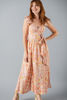 Imagen de Vestido Rayon Estampado, Estilo Corse