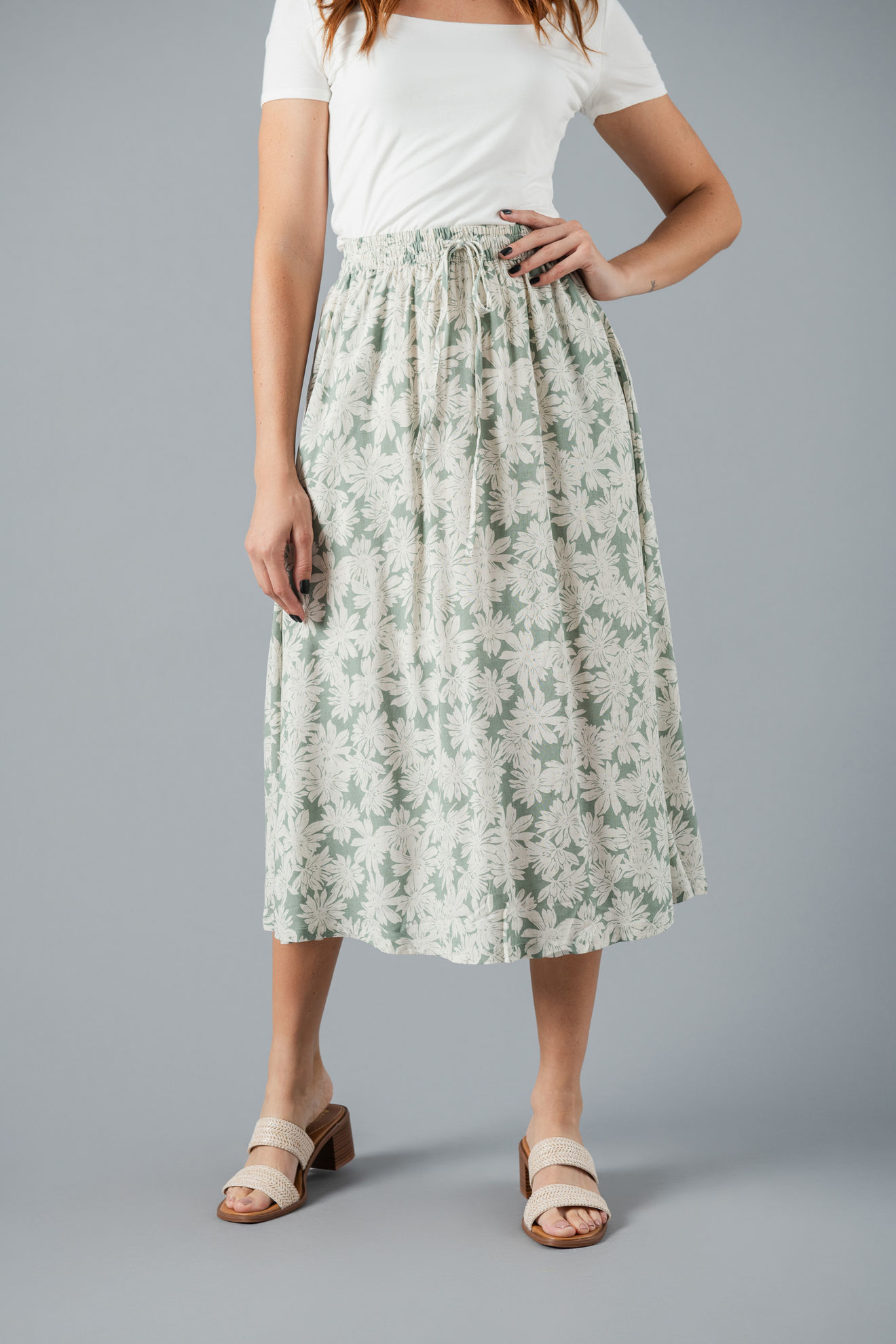 Imagen de Falda Rayon Estampada