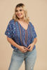 Imagen de Blusa Cuello V Print Floral     (Exclusiva Pagina)