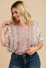 Imagen de Blusa Cuello V Print Floral     (Exclusiva Pagina)