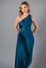 Imagen de Vestido Satin Asimetrico  Un Hombro