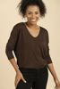 Imagen de Blusa M Larga Cuello V               (Exclusiva Pagina)