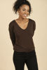 Imagen de Blusa M Larga Cuello V               (Exclusiva Pagina)