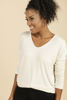 Imagen de Blusa M Larga Cuello V               (Exclusiva Pagina)