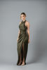 Imagen de Vestido Satin Halter, Abertura Falda