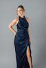 Imagen de Vestido Satin Halter, Abertura Falda