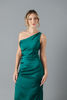 Imagen de Maxi Dress Satin Un Hombro, Abertura Falda