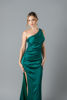 Imagen de Maxi Dress Satin Un Hombro, Abertura Falda